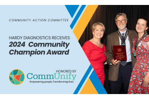 Hardy Diagnostics’ Community Action Committee Honored by Communify of Santa Barbara County