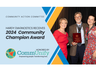 Hardy Diagnostics’ Community Action Committee Honored by Communify of Santa Barbara County