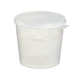 Sterile Clear Vial Flip-Top Polypropylene Containers 8oz