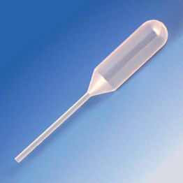 Pipet, Transfer, Disposable, Non-sterile, Mini, Short Stem, Large Bulb, 4ml Capacity, 85mm Long, 24 drops/ml