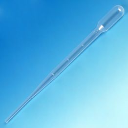 Pipet, Transfer, Disposable, Non-sterile, Blood Bank, 5ml Capacity, 155mm Long, Graduated up to 2ml, 23 drops/ml