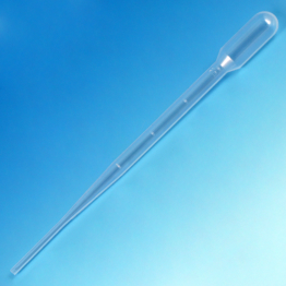 Graduated Transfer Pipet, 5.0mL, Blood Bank, Graduated to 2mL, 155mm, Bulb Draw - 1.8mL