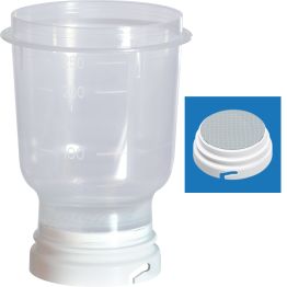 Microsart® @Filter 250, Sterile, 0.45µm, High Flow, Gray with White Gridlines, Bulk