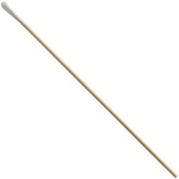 Swab, Cotton, Sterile, Wood Shaft, 6 inch Length