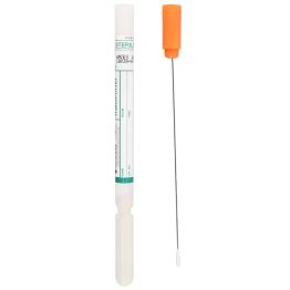 TransPorter® Transport Swab, Amies Gel without Charcoal, Single Swab, Regular Aluminum Wire Shaft, Rayon Mini-Tip, Orange Cap