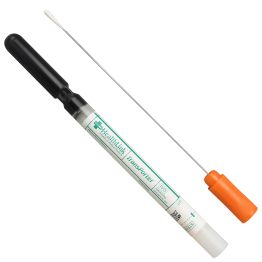 TransPorter® Transport Swab, Amies Gel with Charcoal, Single Swab, Regular Aluminum Wire Shaft, Rayon Mini-Tip, Orange Cap