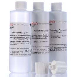 Acid Fast Fluorescent (AFB) Stain Set Auramine O, 3x8oz