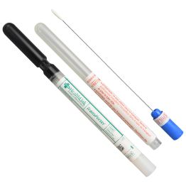 TransPorter® Transport Swab, Amies Gel with Charcoal, Single Swab, Flexible Twisted Wire Shaft, Rayon Mini-Tip, Blue Cap