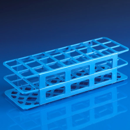 Snap-N-Rack Test Tube Rack, Polypropylene, Blue, 30mm, 24 hole