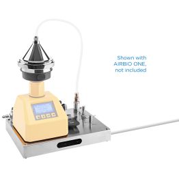 FLO.GAS Compressed Gas Sampling System for testing air, N2 with 100 Liters per minute, flow meter Contact Plate