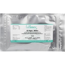 CulGenex™ LB Agar, Miller, Dehydrated Culture Media, 500ml pouch