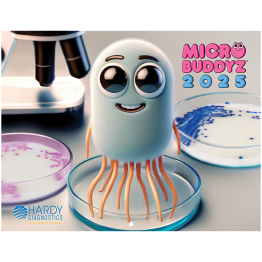 MicroBuddyz™ Monthly Microbiology Calendar 2025, 8.5” x 11”