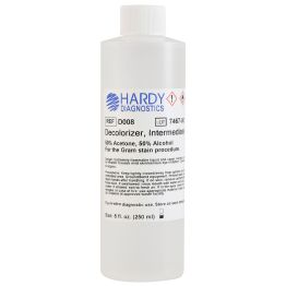 Decolorizer, Grams, Intermediate Strength, 50% Alcohol/50% Acetone, 250ml