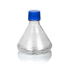 Flask, Flat Base, Polycarbonate, Sterile, 3000ml