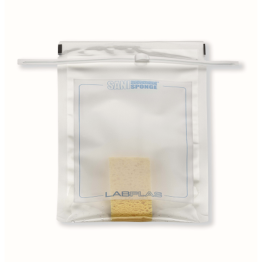 Sani-Sponge® Cellulose, Premoistened with Neutralizing Enrichment, Twirl'em® Sample Bag, 7.5 x 11.5in