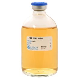 Tryptic Soy Broth (TSB), USP, 100ml, Serum Vial with Needle Port Septum