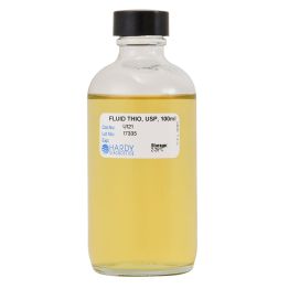 Fluid Thioglycollate (FTM) with Indicator, USP, 100ml, Boston Round, Glass Bottle