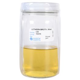 Letheen Broth, Wide Mouth Glass Jar, 90ml