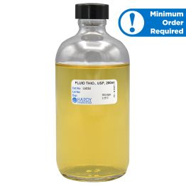 Fluid Thioglycollate (FTM) with Indicator, USP, 200ml, Boston Round, Glass Bottle