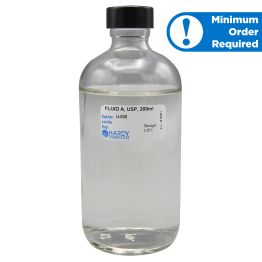 Fluid A, USP, 200ml, Boston Round Glass Bottle