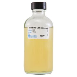 Standard Methods Agar (SMA), 100ml, Boston Round, Glass Bottle