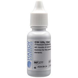 Potassium Hydroxide, 10% KOH, 15ml Dropper Vial