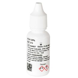 Potassium Hydroxide, 20% KOH, 15ml Dropper Vial