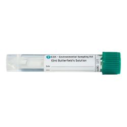 ESK® Environmental Sampling Kit, Butterfield's Solution, Sterile, Polystyrene Handle, Polyester Tip, 10ml