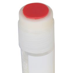 Cap Inserts for Cryogenic Vials, Red Cap Insert for CryoSavers™