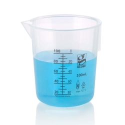 Diamond® Essentials™ Beaker, Polypropylene, Griffin Style Low Form, 100mL