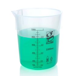 Diamond® Essentials™ Beaker, Polypropylene, Griffin Style Low Form, 1000mL