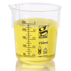 Diamond® Essentials™ Beaker, Polymethylpentene, Griffin Style Low Form, 250mL