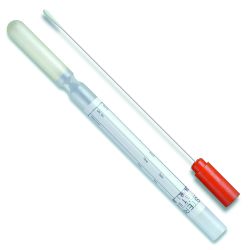 TransPorter® Transport Swab, Liquid Amies, Single Swab, Regular Aluminum Wire Shaft, Dacron Mini-Tip, Orange Cap