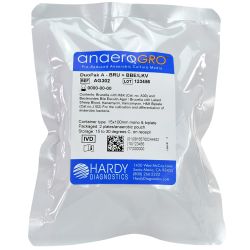 AnaeroGRO™ DuoPak A, Brucella w/H&K (Hemin and Vitamin K) plate, BBE/LKV (Bacteroides Bile Esculin/Laked Blood with Kanamycin and Vancomycin) Biplate, for anaerobes