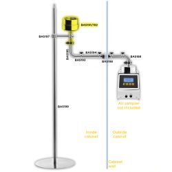 TRIO.BAS™ Remote Stainless Steel Aspirating System, Aspi Head Petri Plate