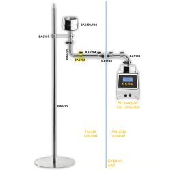 TRIO.BAS™ Remote Stainless Steel Aspirating System, Tri-Clamp with Gasket