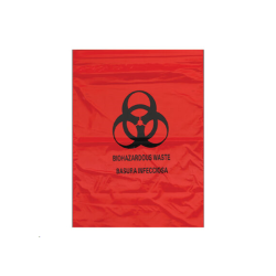 Biohazard Bag, Polyethylene, 25x35 inches, 2.25mil