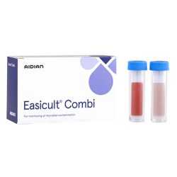 EasiCult® COMBI Dipslides, TTC (for total microbial count) and Rose-Bengal media (for total fungal counts)