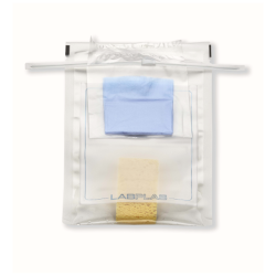 Sani-Sponge® Cellulose, Premoistened with Letheen Broth, Twirl'em® Sample Bag, 7.5 x 11.5in