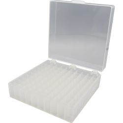 Box for Vial Storage, 100-place, Natural, for 1.5 & 2ml Tubes, Ideal for CryoSavers™