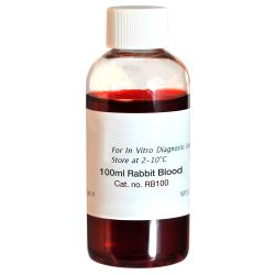 Blood, Rabbit, Sterile, Screw Cap, 100ml