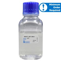 Buffered Sodium Chloride Peptone Solution (BSCP), USP, 200ml, Polycarbonate Bottle