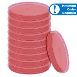 SterEM™ Tryptic Soy Agar (TSA), USP, 34ml Deep Fill, Triple Bagged, Irradiated, Red Tinted Plate, 34ml