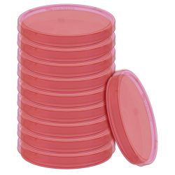 SterEM™ Tryptic Soy Agar (TSA), USP, Irradiated, Red Tint Plate, Triple Bagged