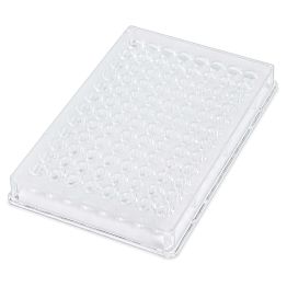 Microwell Tray, 96 Wells, Flat Bottom Wells, Sterile