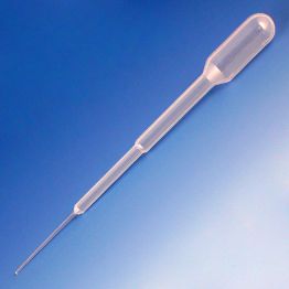 Pipet, Transfer, Disposable, Non-sterile, Extended Tip, Small Bulb, 1.5ml Capacity, 104mm Long, 50 drops/ml