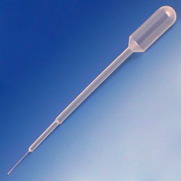 Pipet, Transfer, Disposable, Non-sterile, Fine Tip, Extended Tip, Large Bulb, 5ml Capacity, 153mm Long, 50 drops/ml
