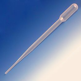 Pipet, Transfer, Disposable, Non-sterile, 1.7ml Capacity, 155mm Long, 25 drops/m
