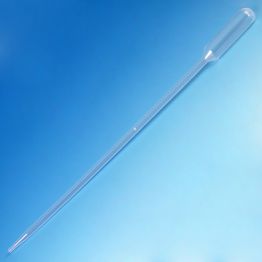 Pipet, Transfer, Disposable, Sterile, Extra Long, Individually Wrapped, 6ml Capacity, 9 inches in length, 25 drops/ml
