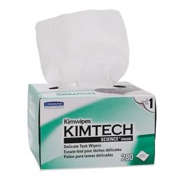 KimWipes, Low-Lint Pop-Up Wipes, 4.5x8.5 inches